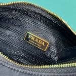Prada Re-Nylon And Brushed Leather Mini-bag 1BC198 Black